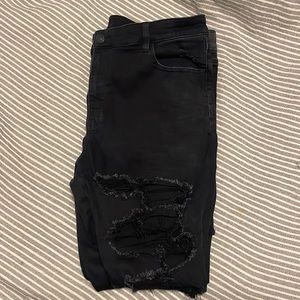 American Eagle next level stretch black jeggings